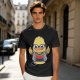 Olive T-shirt with Cool Stylized Duck Graphic Print