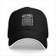 Black baseball cap with Dad Jokes Old School Awkward Whimsy label print