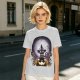 Halloween Black Cat Witch Jack-o'-lantern Graphic T-Shirt