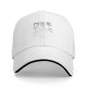 Black Baseball Cap With Clothesline Laundry Graphic Design