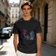 Olive T-Shirt With Dark Souls Knight At Campfire Death Sign Print