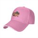 Black Baseball Cap with Godzilla Ramen Bowl Graphic Print