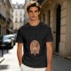 Olive Green T-Shirt With Cute Praying Capybara Graphic