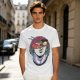 Olive T-Shirt With Classical Bust Ramen Bowl Art Print