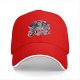 Black baseball cap with Hellfire Club The Freak graphic print