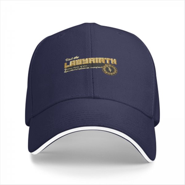 Visit the Labyrinth Themed Black Baseball Cap