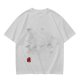 Oversized Olive Green T-Shirt with Red Stamp Detail