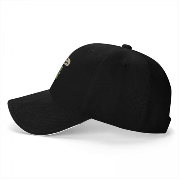 Black baseball cap with funny dumpster fire I'm a phoenix graphic
