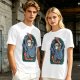 Olive T-shirt with How to Train Your Dragon Toothless and Hiccup Print