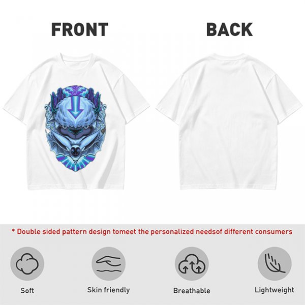 Olive T-Shirt With Avatar The Last Airbender Appa Graphic