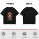 Olive graphic t-shirt with stressed but still magical dragon print