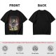Olive T-shirt with Attack on Titan Colossal Titan Graphic Print