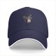 Black Baseball Cap With Raccoon Holding Pride Flag Design
