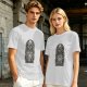 Olive Graphic T-Shirt With Cult Occult Art Print