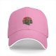Black baseball cap with vintage football helmet graphic