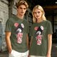 Spirited Away Chihiro and No Face Anime Graphic T-Shirt