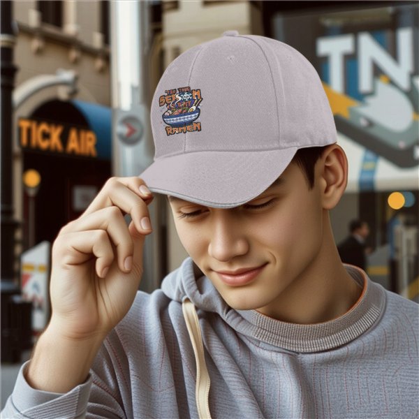 Tis The Season To Eat Ramen Graphic Baseball Cap