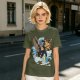 Olive T-Shirt With Elemental Bender Artwork Print