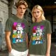 Studio Ghibli Anime Characters Graphic T-Shirt
