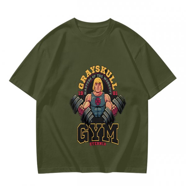 Grayskull Gym He-Man Workout T-Shirt