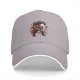Black Baseball Cap With Devil Hunter Dante Graphic Print