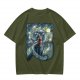 Olive T-Shirt With Sorcerer Mickey Starry Night Artwork