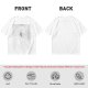 Oversized Olive Green Crewneck T-Shirt with Subtle Chest Graphic