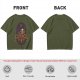 Olive green t-shirt with Skeletor Evil Ale beer graphic
