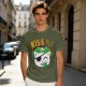 Kiss Me Pirate Cat Shamrock Graphic T-Shirt