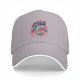 Black Baseball Cap With Retro Juice Box Graphic Print