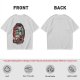 Halloween Monster Characters Driving Vintage Car Graphic T-Shirt