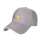 Black Baseball Cap With Cute Bread And Butter Cartoon Print