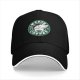 Black baseball cap with I Love Cats & Coffee graphic print