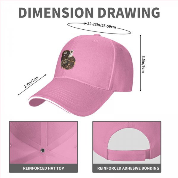Black baseball cap with 'Enjoy Your Monday' grim reaper coffee graphic