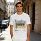 Olive Green T-Shirt With Vacation And Five Star Graphic Print