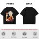 Anime Fire Bender Silhouette Graphic T-Shirt