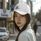 Black baseball cap with 'Dawn of the Arcade' and space invader graphic