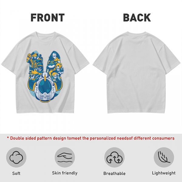 Chrono Trigger Characters and Pod Graphic Olive T-Shirt