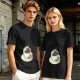 Olive T-Shirt With Hot Cocoa Cup And Marshmallows Graphic Print
