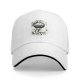 Black baseball cap with 'Have A Rice Day' kawaii rice bowl graphic