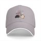 Coffee is my psychotherapist black baseball cap with cartoon print