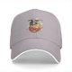 Black Baseball Cap With Halloween Pumpkin Ramen Ghost Graphic