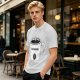Olive Green T-Shirt With Coffee Mug Graphic Print