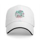 Black Baseball Cap with Cute Cartoon Juice Box Character Print