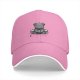 Black baseball cap with grumpy koala sitting on papers print