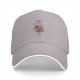Black Baseball Cap With Don't Worry Be Happy Capybara Print