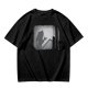 Olive T-Shirt With Horror Staircase Silhouette Graphic