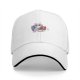 Black Baseball Cap With Cute Working Cat Graphic Print