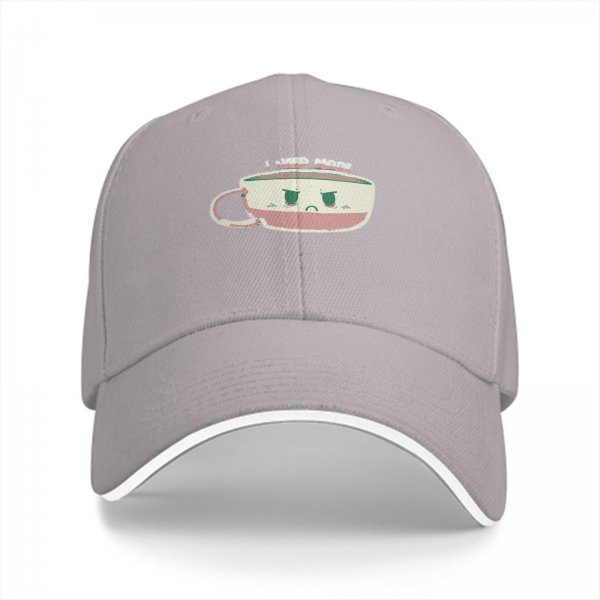 Black Baseball Cap With I Need More Coffee Cup Graphic