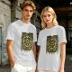 Timeless Ocarina Zelda Shield Graphic Olive T-Shirt